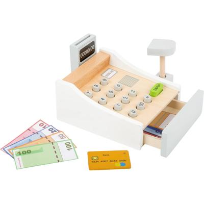 Small Foot - houten speelgoedkassa met accessoires, 15dlg.