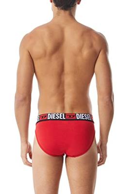 Diesel Herenslips Andre 3-pack zwart-grijs-rood