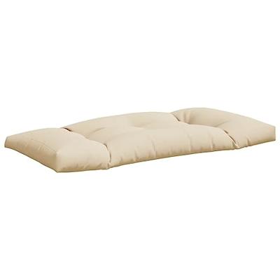 VidaXL Palletkussens 2 st stof beige