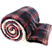 Plaid larsson donkergrijs Unique Living - Unique living - thumbnail