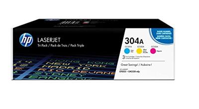 HP Toner 304A Origineel Combipack Cyaan, Magenta, Geel 2800 bladzijden CF372AM HP Toner 304A Origineel Combipack Cyaan, Magenta, Geel 2800 bladzijden CF372AM