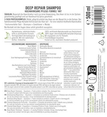Sante Shampoo familie deep repair bio 500 Milliliter