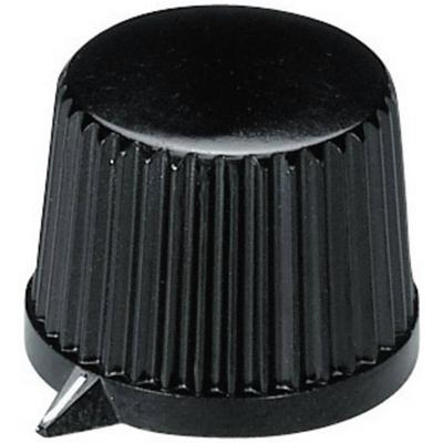 OKW A1313540 Draaiknop Zwart (Ø x h) 20 mm x 15.4 mm 1 stuk(s)