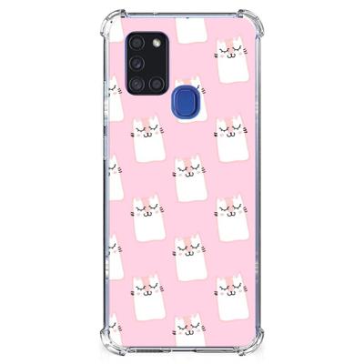 Samsung Galaxy A21s Case Anti-shock Sleeping Cats Samsung Galaxy A21s Case Anti-shock Sleeping Cats