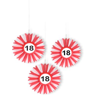 Honeycomb waaier verkeersbord 18 jaar