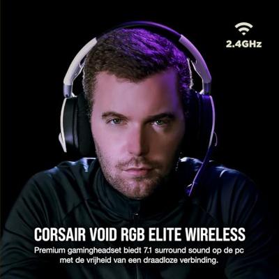 Corsair VOID RGB ELITE Wireless gaming headset - thumbnail