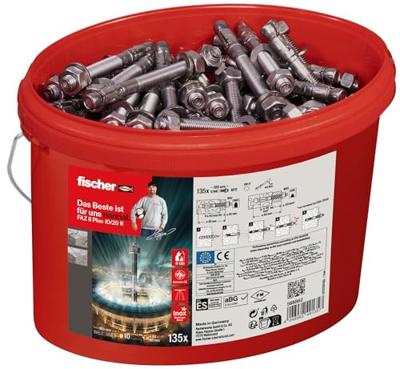 Fischer 568862 FAZ II Plus 10/20 R Eimer (135) Boutanker 105 mm 10 mm 135 stuk(s)