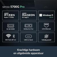 Arctic Mini-PC (HTPC) ACPCC00006A AMD Ryzen 7 Pro 5700G 4.5 GHz 32 GB RAM 1 TB SSD AMD Radeon RX Vega 8 Niet beschikbaar ACPCC00006A - thumbnail
