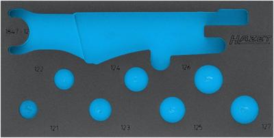 HAZET 2-componenten zachschuiminleg 163-529L · L x B: 342 mm x 172 mm HAZET 2-componenten zachschuiminleg 163-529L · L x B: 342 mm x 172 mm