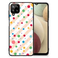 Samsung Galaxy A12 Back Case Dots - thumbnail