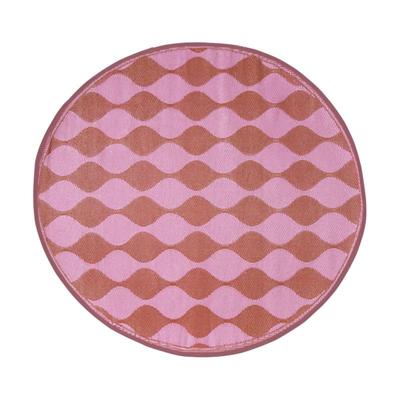 Buitenkleed flow - rood/roze - ø150 cm