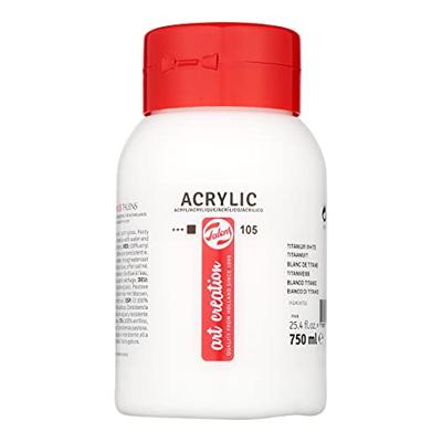 Talens Art Creation acrylverf flacon van 750 ml, titaanwit