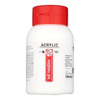 Talens Art Creation acrylverf flacon van 750 ml, titaanwit - thumbnail