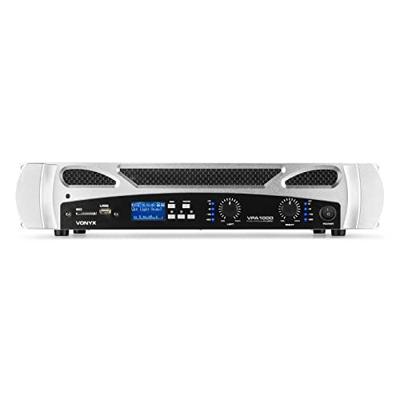 Vonyx VPA1000 PA versterker 2x 500W met USB, BT & MP3-speler - thumbnail