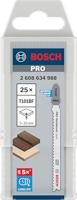 Bosch Accessories 2608637876 Decoupeerzaagblad T 101 B, Clean for Wood, verpakking van 100 stuks 100 stuk(s) - thumbnail