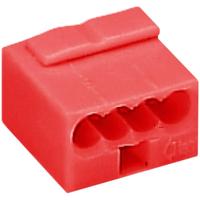 WAGO 243-804 Lasklem Flexibel: 0.6- Massief: -0.8 mm² Aantal polen: 4 1 stuk(s) Rood - thumbnail