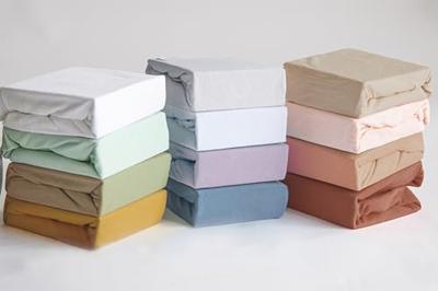 Hoeslaken - P'TIT DODO - 60 x 120 cm - Jersey - Tomette