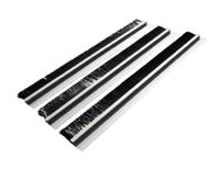 Ecosavers Deurborstel zelfklevend - 3 delig - aluminium - thumbnail