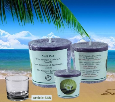 Chill-out Geurkaars Chill-out Stearine