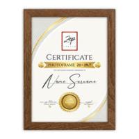 Zep V4729N Certificate Brown 29,7x42 cm - thumbnail
