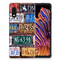 Samsung Xcover Pro | Siliconen hoesje | met foto Kentekenplaten - thumbnail