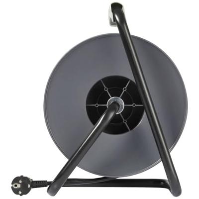 Sygonix SY-5655926 Kabelhaspel 25 m Zwart Randaarde stekker