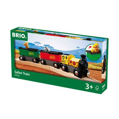 BRIO World Trein met safari dieren