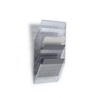 Folderwand A4 horizontaal 6 vakken