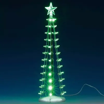 Kerstfiguur Lighted silhouette tree (green) b/o (4.5v) LEMAX - Lemax Kerstfiguur Lighted silhouette tree (green) b/o (4.5v) LEMAX - Lemax