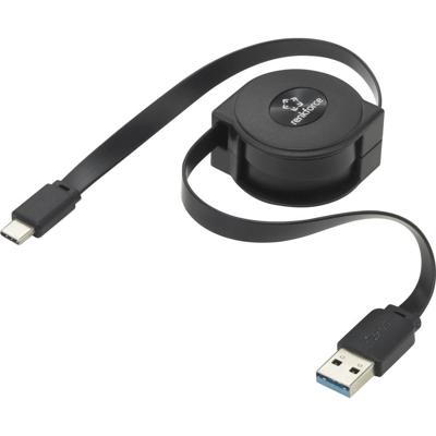 Renkforce RF-4352328 USB-kabel USB 3.2 Gen1 (USB 3.0 / USB 3.1 Gen1) USB-C stekker, USB-A stekker 0.80 m Zwart Renkforce RF-4352328 USB-kabel USB 3.2 Gen1 (USB 3.0 / USB 3.1 Gen1) USB-C stekker, USB-A stekker 0.80 m Zwart