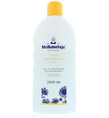 Melkmeisje Bad en douche zonnebloem/melk 2 Liter Melkmeisje Bad en douche zonnebloem/melk 2 Liter