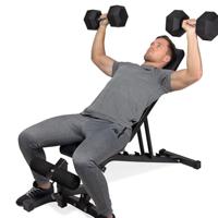 VirtuFit Verstelbare Fitnessbank Pro - Zwart - thumbnail