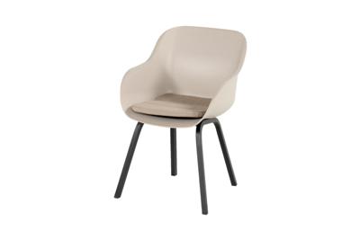 Hartman Tuinstoel 'Le Soleil' kleur Taupe/Zwart