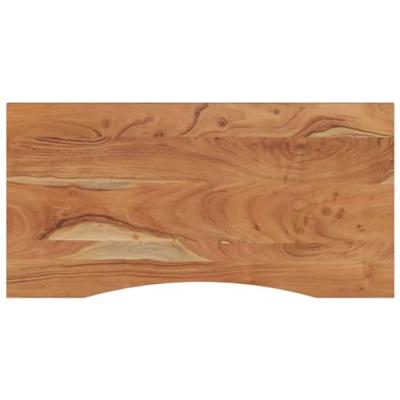 Bureaublad rechthoekig 110x60x2,5 cm massief acaciahout