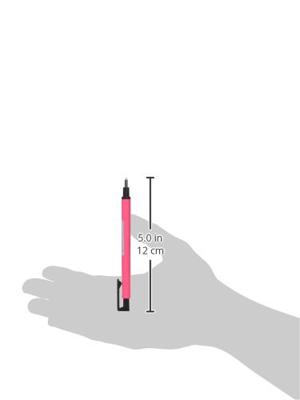 Tombow • precision eraser mono zero, refillable, round tip 2,3 mm diameter, neon pink