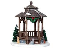 Lemax winter gazebo kerstdorp tafereel Vail Village 2014 - thumbnail