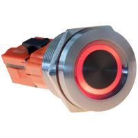 Joy-it Button22T-01 Button22T-01 Schakelaar Moment Rood, Blauw (Ø x l) 22 mm x 38 mm IP68, IK10 1 stuk(s) - thumbnail