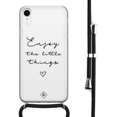 iPhone XR hoesje met koord - Enjoy life iPhone XR hoesje met koord - Enjoy life