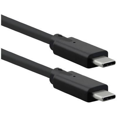 ROLINE USB 3.2 Gen 2x2 kabel, met PD, C-C, M/M, 4K UHD-1, 20Gbit/s, Emark, 100W, zwart, 1,5 m