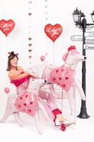 Folieballon &apos;Love You&apos; Hart (45cm) - thumbnail