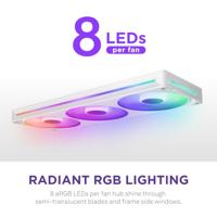 NZXT F360 RGB Core - White - thumbnail