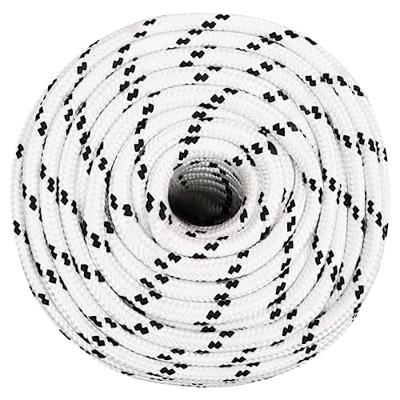 Boottouw gevlochten 14 mmx250 m polyester wit - thumbnail