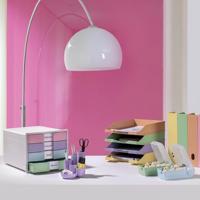 Han pennenbak met 6 vakjes Campus, pastelgeel - thumbnail