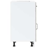 Keuken onderkast Lucca bewerkt hout betongrijs - thumbnail