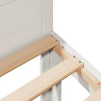 Bedframe Family zonder matras 240x200 cm massief grenenhout wit - thumbnail