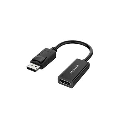 Hama Adapter Displayport naar HDMI Ultra-HD 4K Optische kabel Zwart - thumbnail