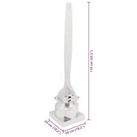 VidaXL Sculptuur zilver 26 x 26 x 110 cm aluminium - thumbnail