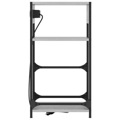 Nachtkastje met lade Grijs sonoma 40 x 27 x 76 cm Bewerkt hout Nachtkastje met lade Grijs sonoma 40 x 27 x 76 cm Bewerkt hout