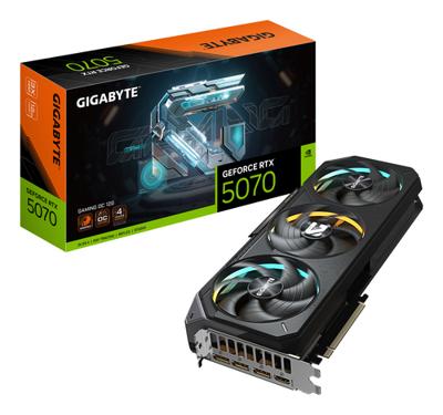 Grafische kaart - GIGABYTE - GeForce RTX 5070 GAMING OC 12G - thumbnail