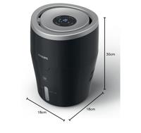 Philips HU4813/10 Luchtbevochtiger 1 stuk(s) Zwart, Zilver - thumbnail